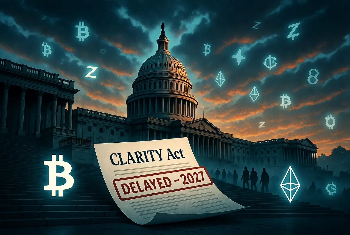 CLARITY Act Stalls as Thune Skips Cloture Filing, Odds Pushed to 2027